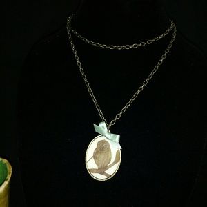 30" owl chain necklace