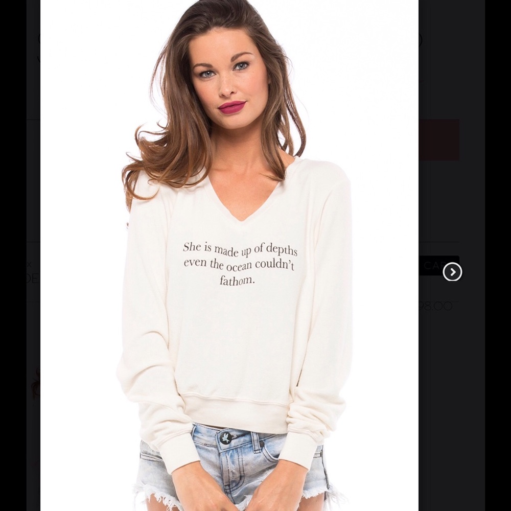 Wildfox Made Of Depths BBJ Sz Sm