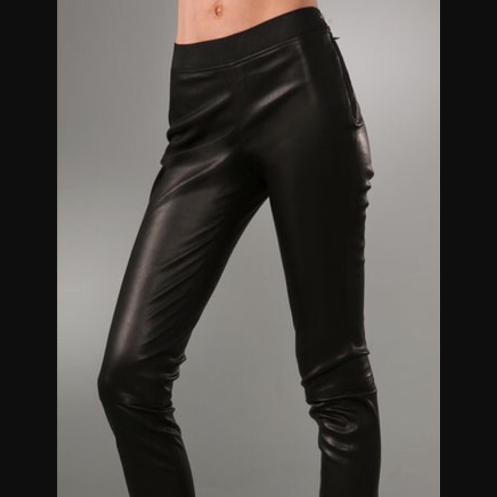 Elise Overland 100% Leather Skinny Legging Pants