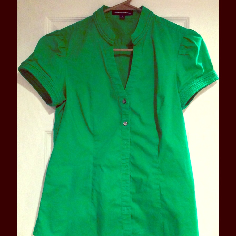 Kelly Green Express Short Sleeve Shirt