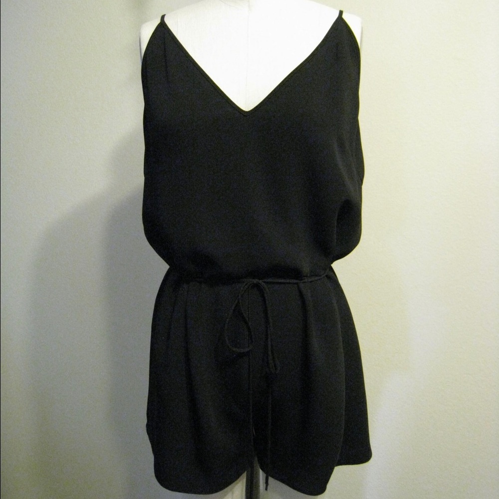 CLOVER CANYON black loose fit romper