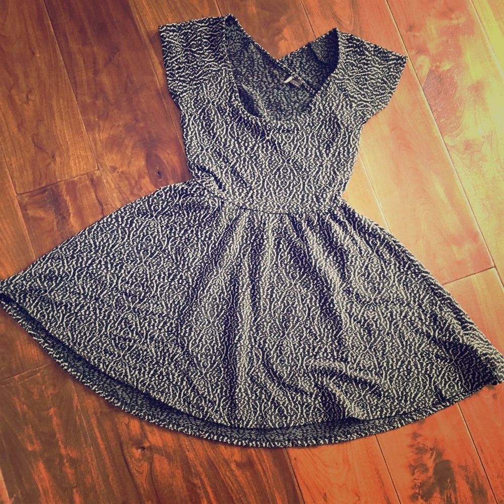 Sparkle & Fade Dress with Cutout Back