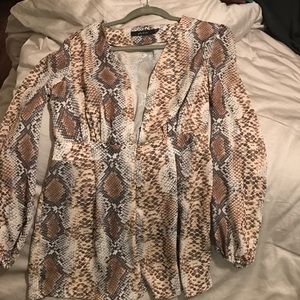 Ark & Co Snakeskin Romper