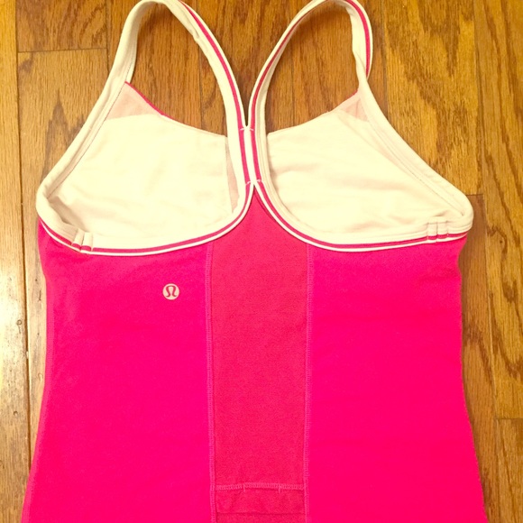 Pink lululemon racer back tank - Picture 1 of 4