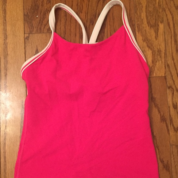 Pink lululemon racer back tank - Picture 2 of 4