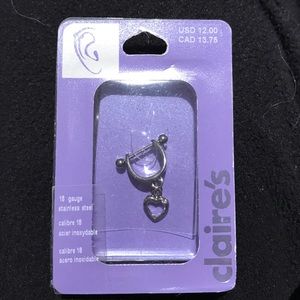 Dangling Heart Cartilage Ring