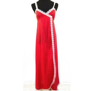 Vintage Intimates & Sleepwear - Vintage polka dot night gown Vintage Intimates & Sleepwear - Vintage polka dot night gown