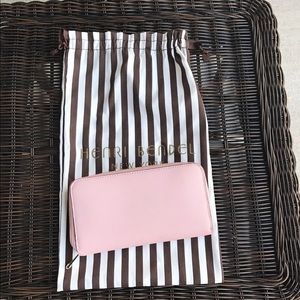 Henri bendel light pink wallet