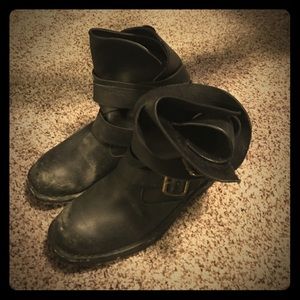 Jeffrey Campbell moto boots