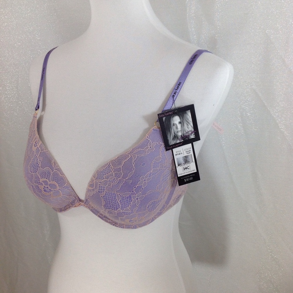 daisy feuntes Violet Tulip Lace Bra- 34C, 36C