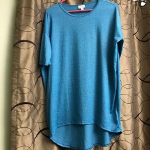 LuLaRoe Irma Teal NWOT Size: XS