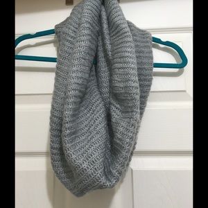 Grey infinity scarf