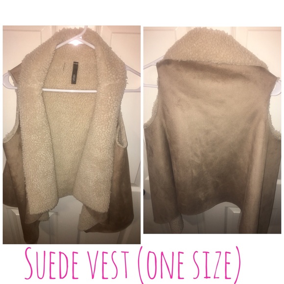 Lined Suede Vest - Picture 1 of 1