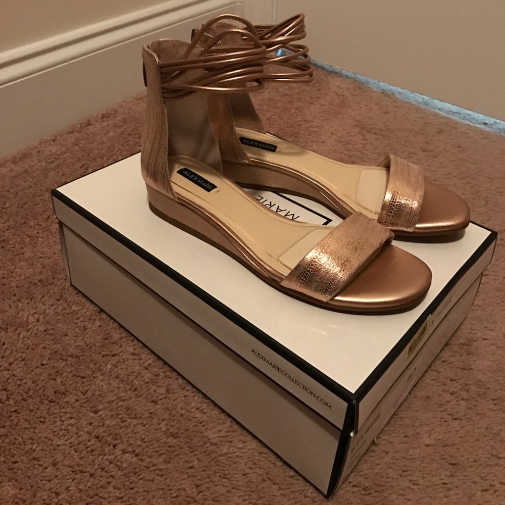 Gold sandals