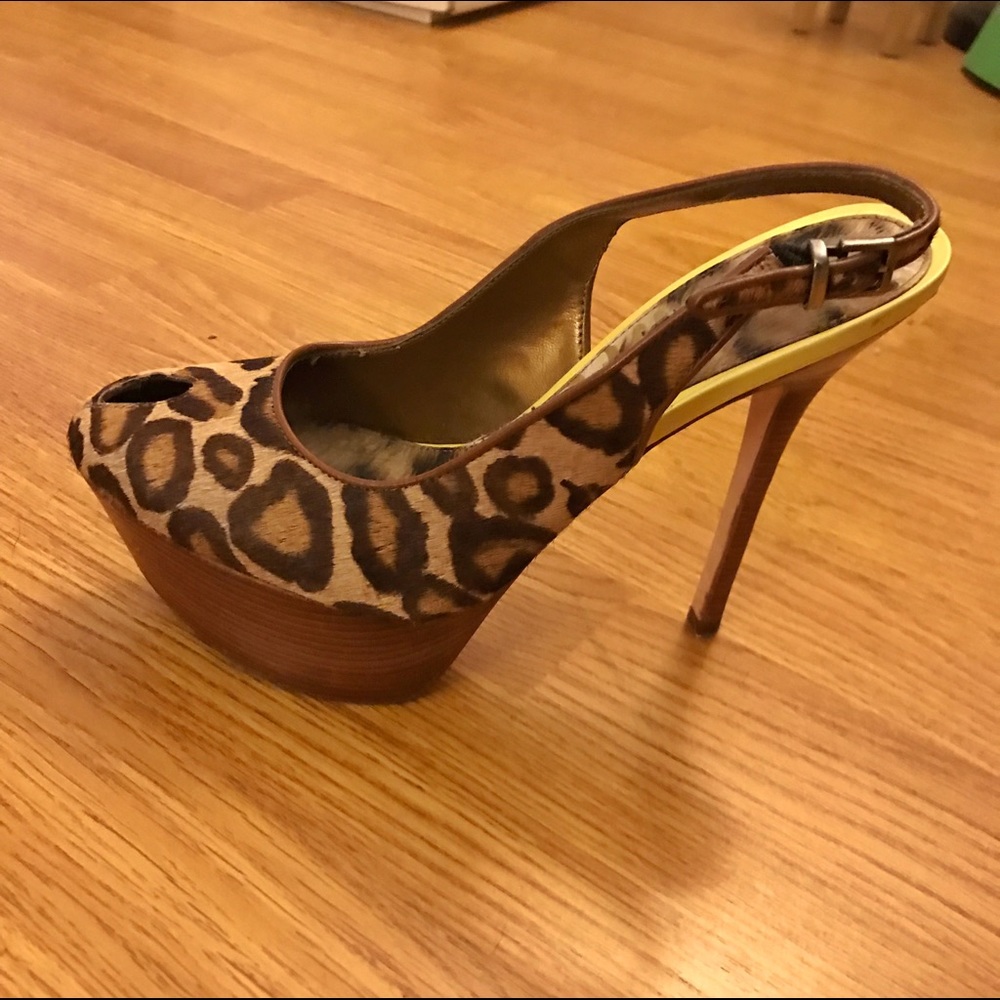 Sam Edelman Leopard Print Heels