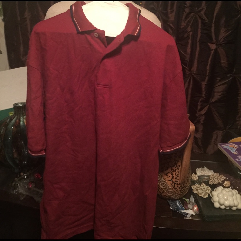 💰 3for $25! Men's Red Polo Shirt!