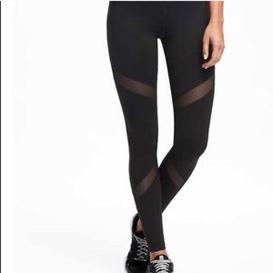 NWOT mesh compression leggings