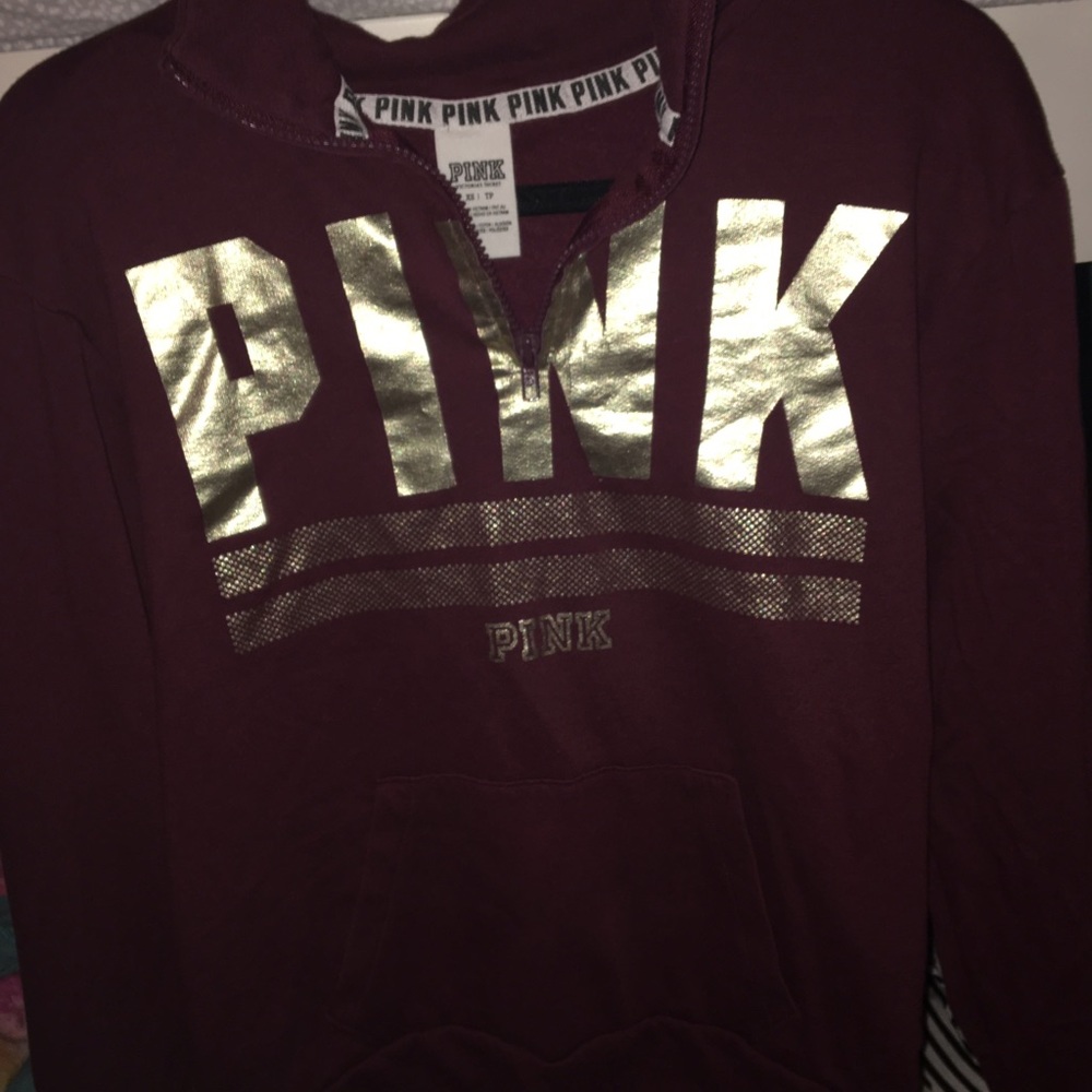 PINK maroon quarter zip!