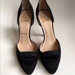 Authentic Christian Louboutin black heels!