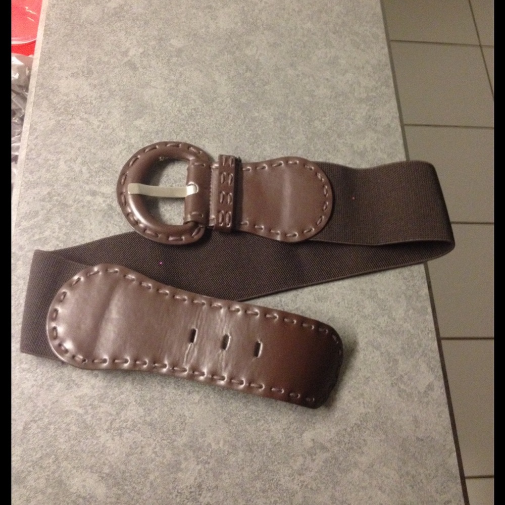 Brown waist belt