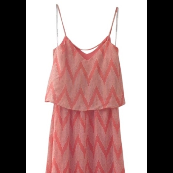 Bisou Bisou orange/white Michelle Bohbot Maxi - Picture 1 of 4