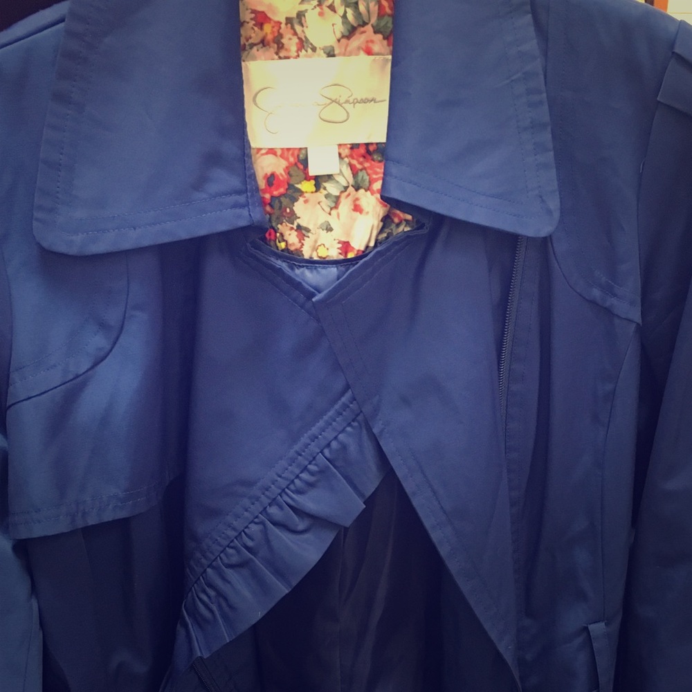 Jessica Simpson trench coat