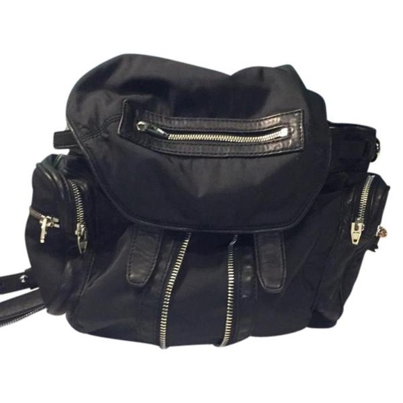 Mini Marti In Leather and Nylon Backpack main image 4