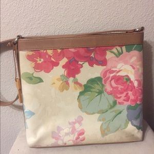 FOSSIL FLORAL BAG!!