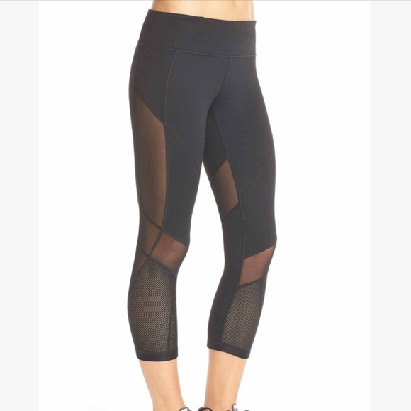 Zella Pants - 🔥Last One🔥NWT Zella black crop mesh legging