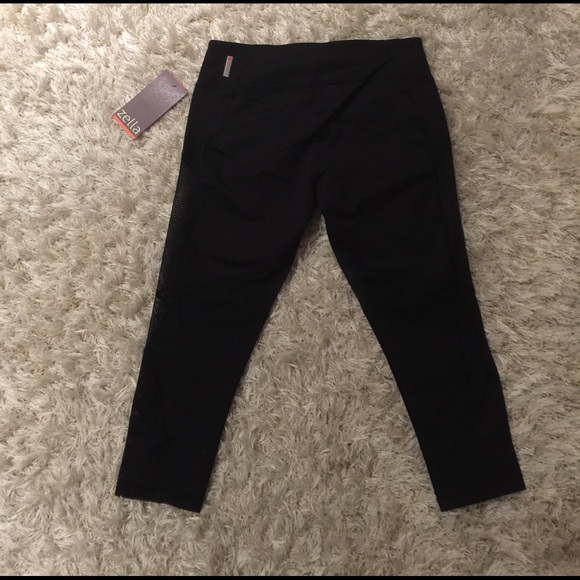 🔥Last One🔥NWT Zella black crop mesh legging - Picture 3 of 7