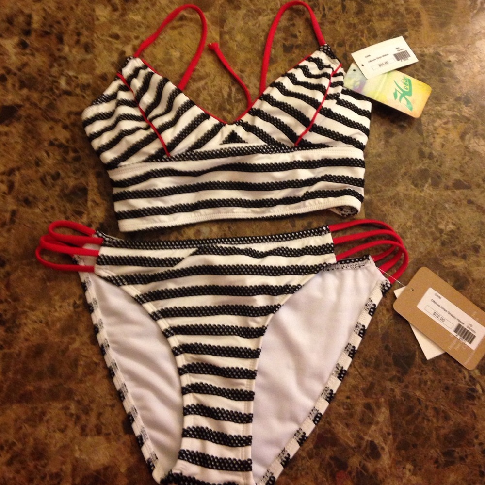 Hobie offshore stripe bikini