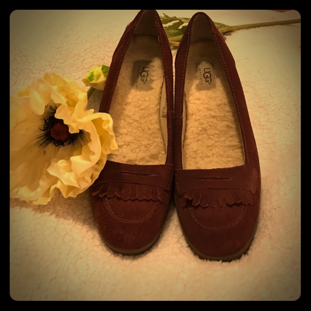 Ugg wedge oxfords