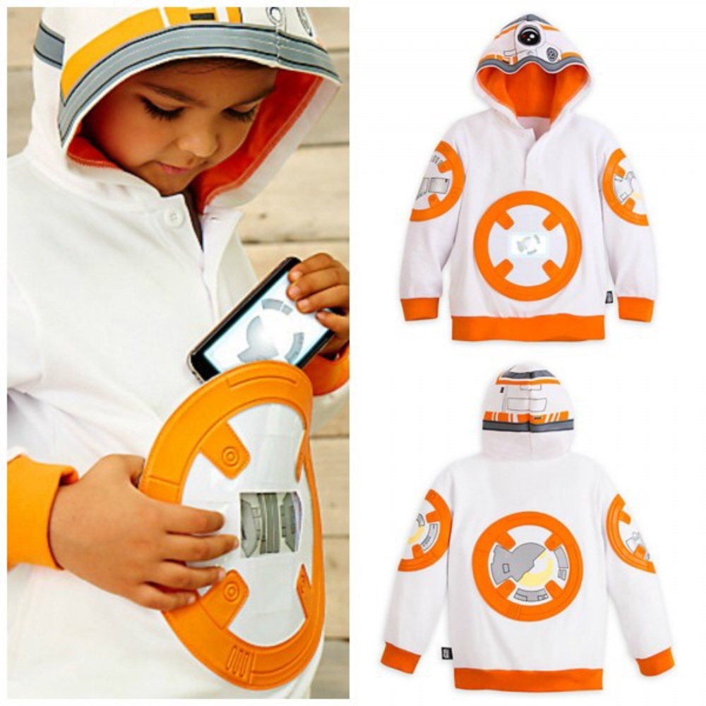 Disney BB 8 child's hooded sweatshirt.