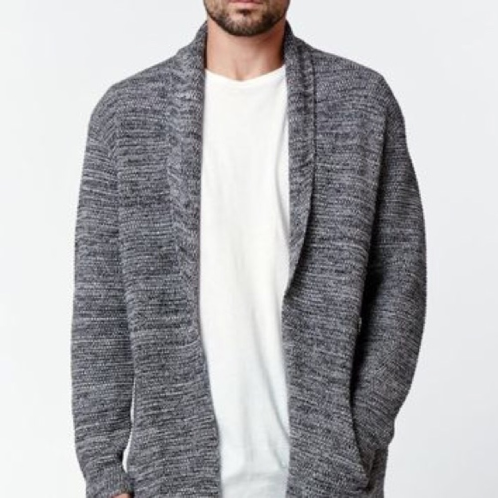 On the byas gray cardigan