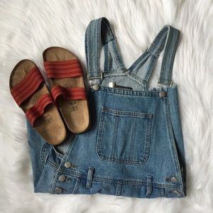 RARE NWT Brandy Melville Denim Overall Skirt