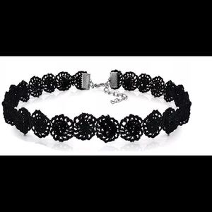 💥SALE💥 LAST ONE Black Lace Flower Choker