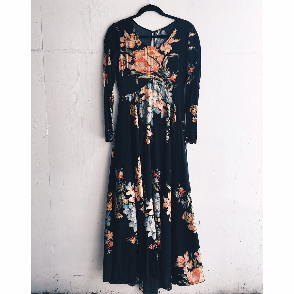 floral free people maxi dress