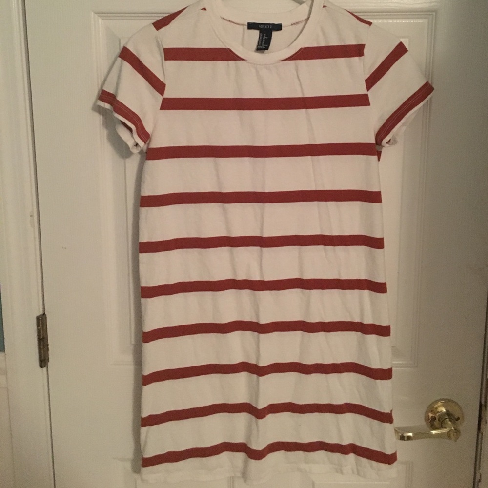 Forever 21 striped t shirt dress