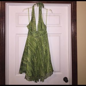 Mille (designer) size 6 chiffon halter dress