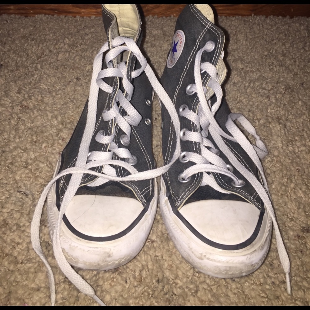 black high top converse