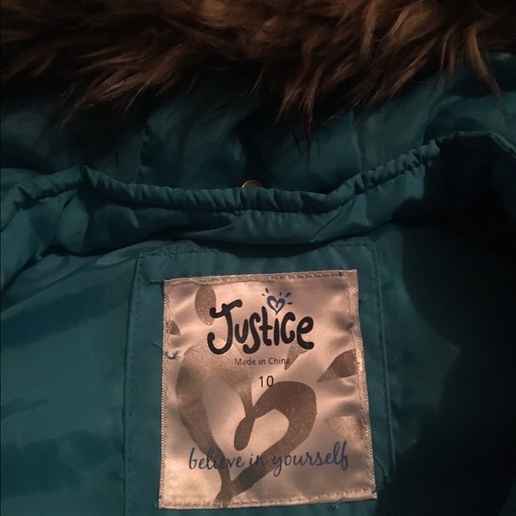 NWT Justice Puffer Vest Size 10 - Picture 3 of 7