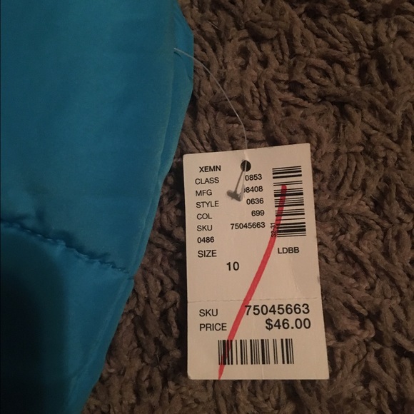 NWT Justice Puffer Vest Size 10 - Picture 4 of 7