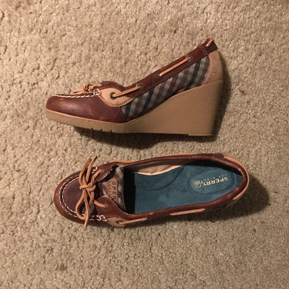 New Sperry Topsider Goldfish Wedges