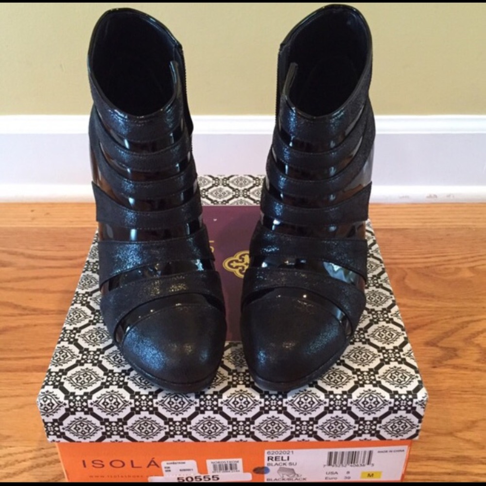 Isola leather bootie