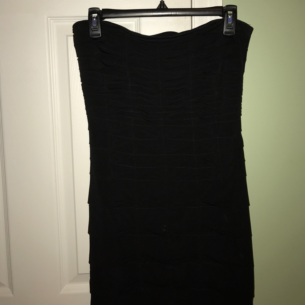 Super Sexy Black Mini Tube Dress