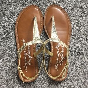☀️SUMMER SALE☀️ Gold AE sandals