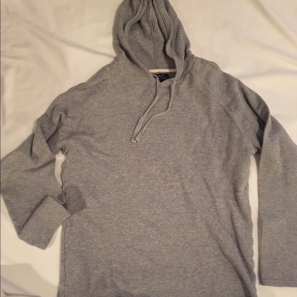 Polo, Waffle Fabric, Size Medium Hoodie