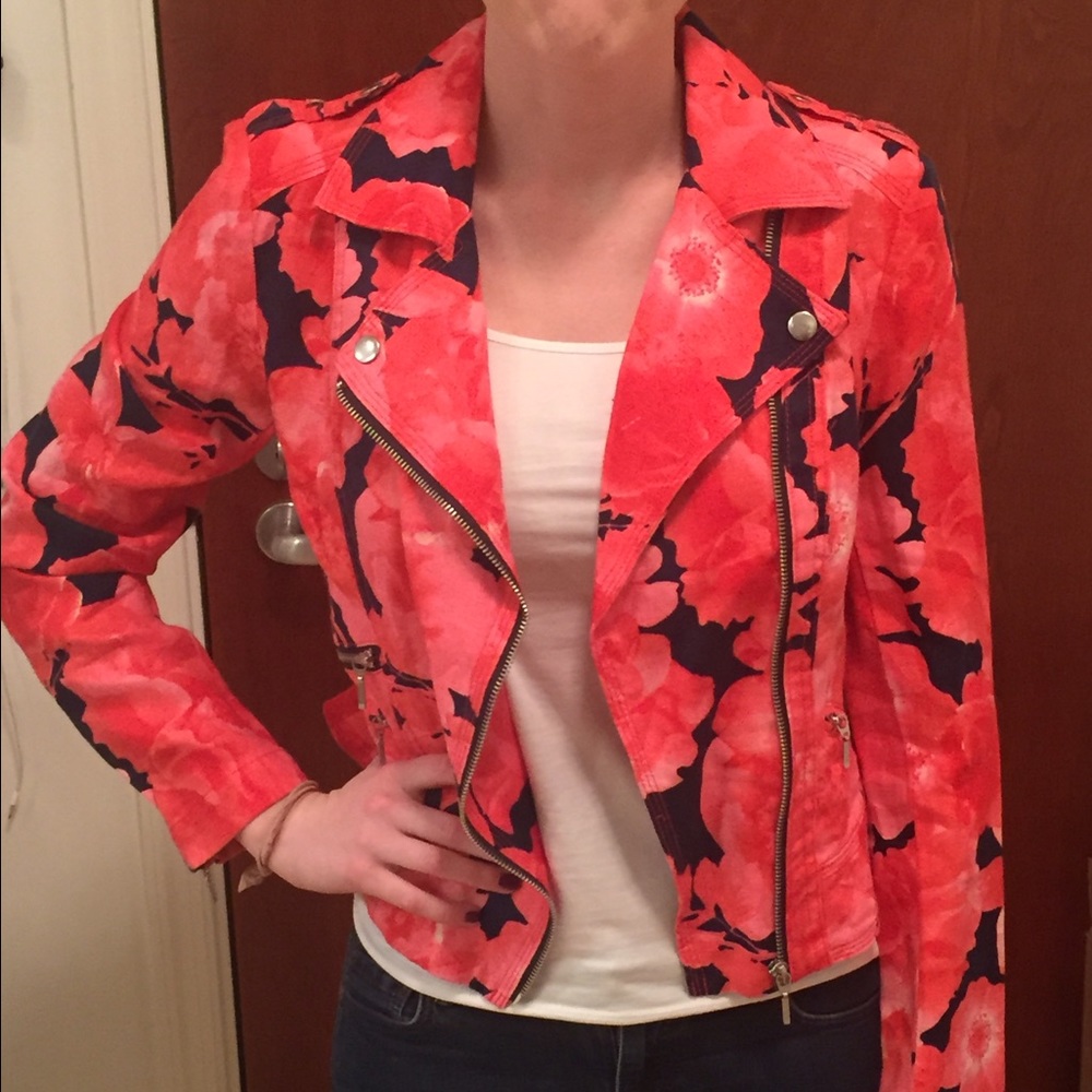 Floral spring jacket