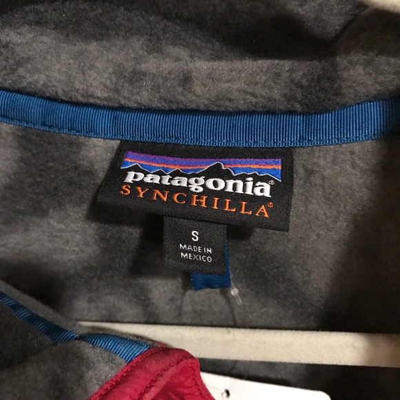 Men's Synchilla Patagonia Pullover NEW grey SMALL - Picture 3 of 4