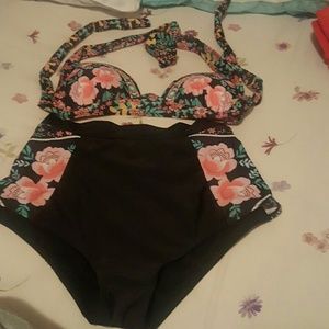 High waisted bikini